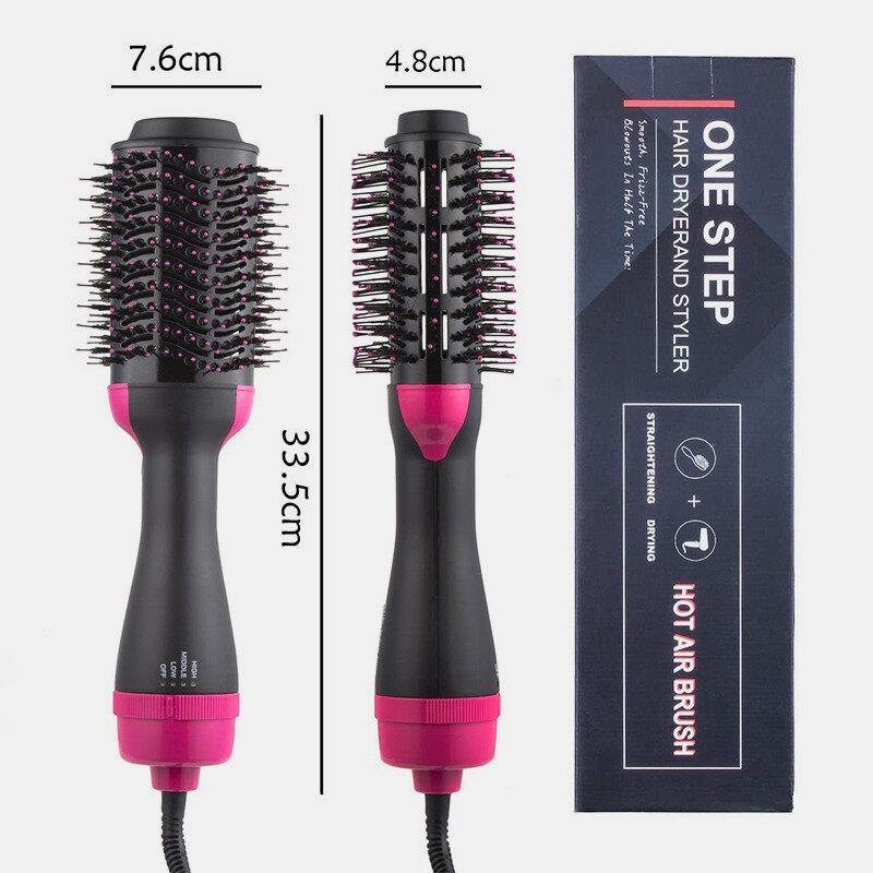 4 in 1 Air Hair Dryer Brush One Step Hair Blow Dryer Comb Volumizer Hair Fluffy Curler Straightener