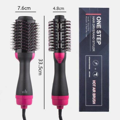 4 in 1 Air Hair Dryer Brush One Step Hair Blow Dryer Comb Volumizer Hair Fluffy Curler Straightener