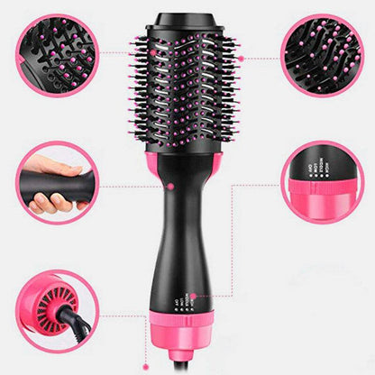 4 in 1 Air Hair Dryer Brush One Step Hair Blow Dryer Comb Volumizer Hair Fluffy Curler Straightener