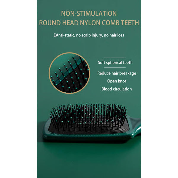 Hair Massage Air Cushion Comb, Anti-Static Detangling Hairbrush for Scalp Care & Salon Styling
