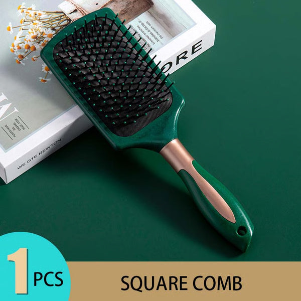 Hair Massage Air Cushion Comb, Anti-Static Detangling Hairbrush for Scalp Care & Salon Styling