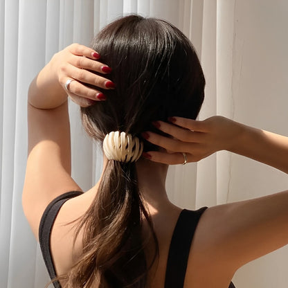 Lazy Bird's Nest Plate Hairpin