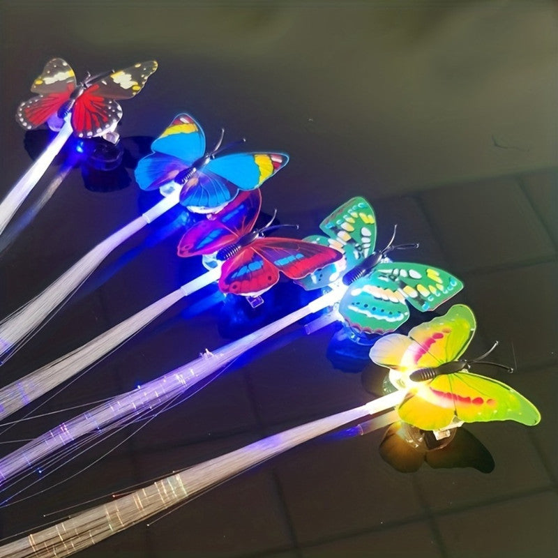Sparkling LED Butterfly Hairpins Light Up Hair Jewelry for Parties, Festivals & Gifts